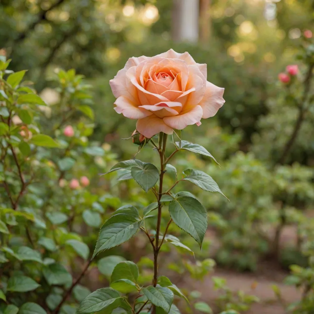 Do jakiej urody pasuje brzoskwiniowy róż?