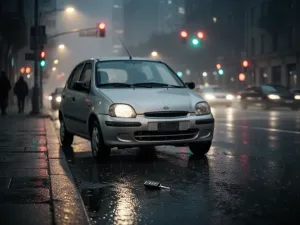 Kobieta trzyma smartfon i dotyka ikony folderu, pokazując jak znaleźć schowek w telefonie na biurku w domowym biurze.